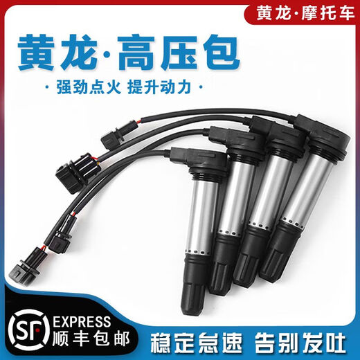 Adaptiert an Huanglong 600 Hochspannungspaket Flash 300 Chase 550 Scooter 700 Race 600 800 9214 Motorradzündungsspulen Hochspannungspaket Factory Upgrade