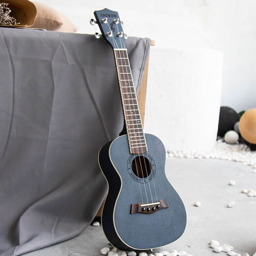 Andrew (ANDREW) ADL ukulele beginner entry-level student 23-inch ukulele children's veneer small guitar blue 23-inch full peach blossom core blue lover + gift bag + plus