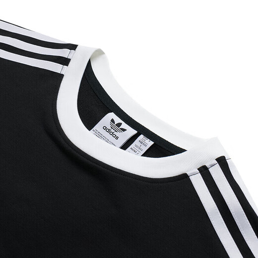 阿迪达斯 （adidas）女子运动套装 夏季跑步健身训练服潮流时尚透气休闲衣裤 高腰短袖T恤+短裤/黑色两件套 S