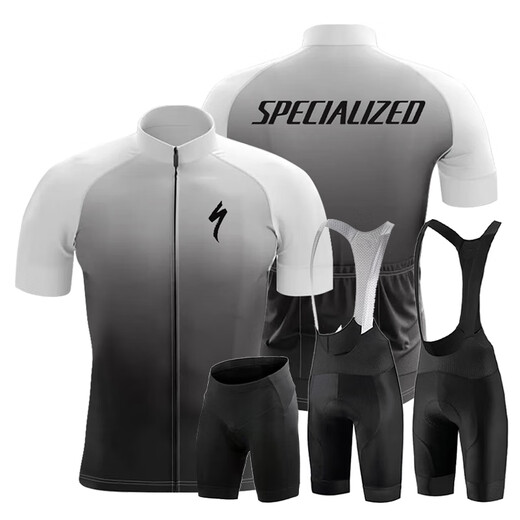 Lightning Lightning Gradient Cycling Suit Men's Summer Cycling Suit Breathable Sports Mountain Bike Cycling Windproof Vest 1 L