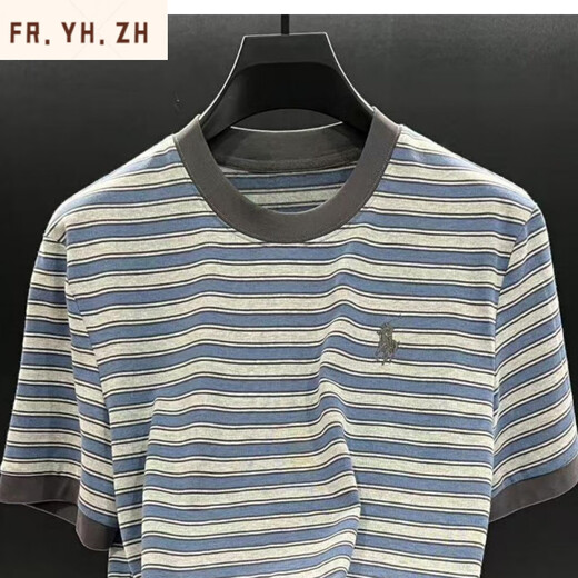 P.YH.ZHLOMY Victor Estación Europea Top Luxury Summer Nueva camiseta NZN1396 Stripe M [90-110]