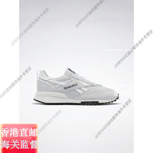 Reebok Men and Women Couples LX2200 American Retro Sports and Casual Jogging Light Running Shoes Flagship Gy9764 Deep Pine Green 42.5