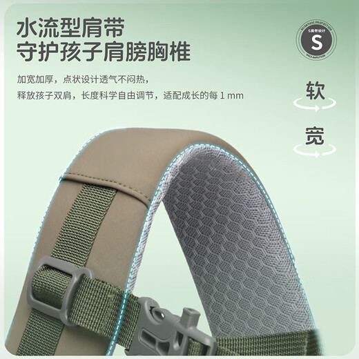 Golf (GOLF) schoolbags, primary school boys, lightweight burden reduction, children's backpacks, grades 1-3-6 girls, backpacks, high-value travel