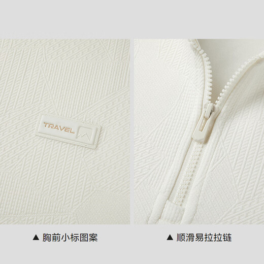 HLA Hai Lan House sweatshirt men Zeng Shunxi same style autumn 25 irregular texture texture stand collar long sleeve men