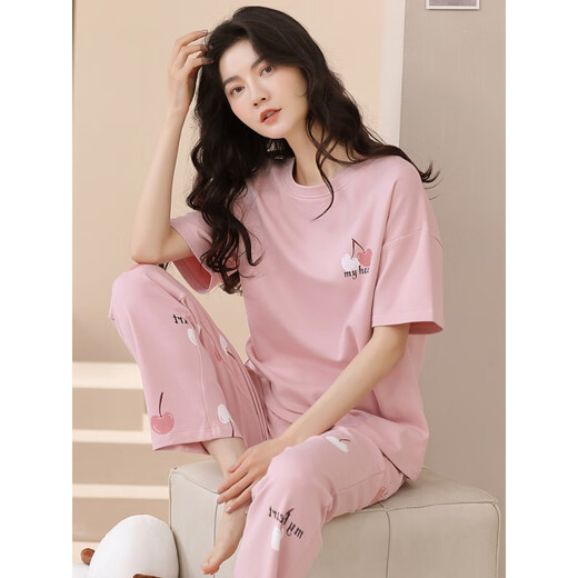Arctic Velvet 2025 Neue Pyjama für Frauen, Sommer-Hose mit kurzärztem Sommer, Sommerkleidung für Frühlings- und Herbst, Frauenkleidung dünne zweiteilige ZH-9720 m