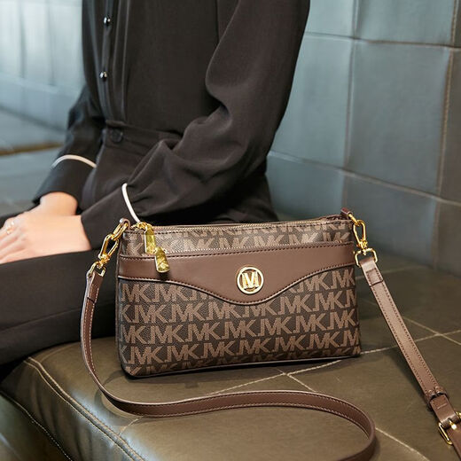 Coole Känguru Leder-Mobiltelefone Münzbrieftasche Frauenbeutel 2025 Neue hochwertige modische und vielseitige Umhängetaschen Crossbody-Tasche Kaffeefarbe
