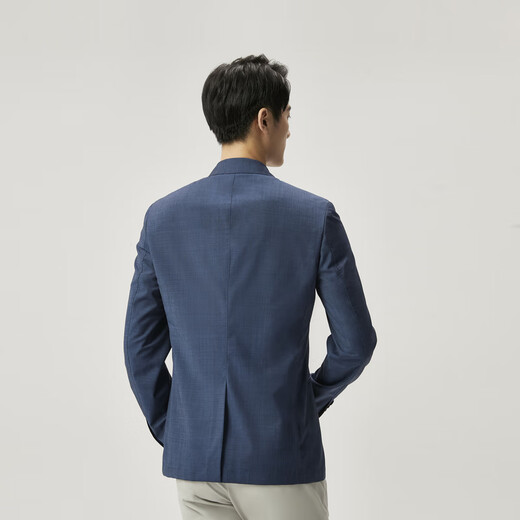 Jinba Men's Sheep Wool Business Casual Unisex Spring and Autumn Men's Suit Jacket Men | BXFT1102 Purple Orchid B M