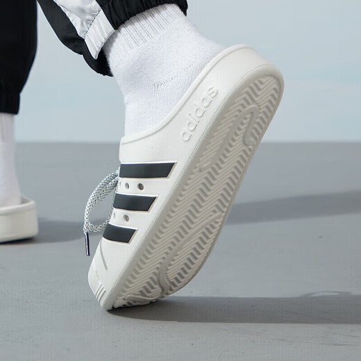 Adidas Männer- und Frauenschuhe Sommerlochschuhe Adilette Clog Birkenstock Schuhe Sportstapler JH9849/Helles Weiß/Nummer eins Schwarz/Gelb Erde Brown 39