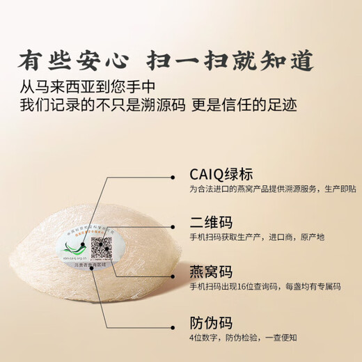 同仁堂干燕窝干盏礼盒孕产妇补营养品 送妈妈长辈礼物 【新品上市】九角礼盒干燕窝50g