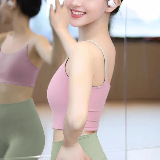 Shuangxiu clearance super good-looking yoga clothes for women 2025 new vest slimming Pilates beautiful sports tops fitness clothes ai383 blue XL 120-135