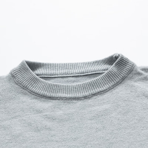 Woodpecker (TUCANO) crew neck sweater men's fashionable simple knitted sweater comfortable and warm versatile men's tops bottoming shirt black 2XL