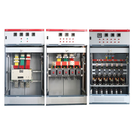 Capacitor cabinet, reactive power compensation cabinet, metering cabinet, three-phase GGD distribution switch cabinet, low-voltage power control incoming and outgoing line cabinet, transformer capacity 500KVA