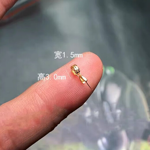 Fat Donglai's same style 18k gold universal discount copper coin small pendant buckle plated diy emerald Buddha Goddess of Mercy Ruyi copper coin discount - silver