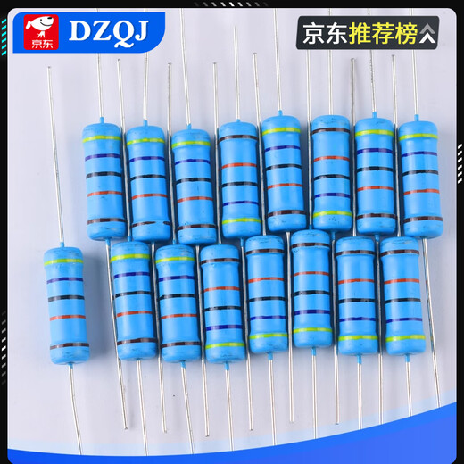 3W metal film resistor element 1% color ring 1K2k10K100K47K470 10 ohm 100/120 ohm m 39 ohm 3W (10 pieces) No Specifications