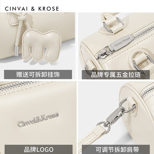 Официальный сайт Cinvaikrose Small C/K Bag Women's Women's Sag 2025 Новая ручная сумка для боулинга большая емкость Crossbody Baging Женская сумка Beige White