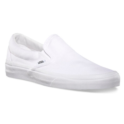 VANSSLIP-ON CLASSIC CLASSIGKEIT UND EINFACHEN LOFTOP-Leinwandschuhe Männer und Frauen Weiß 36.5