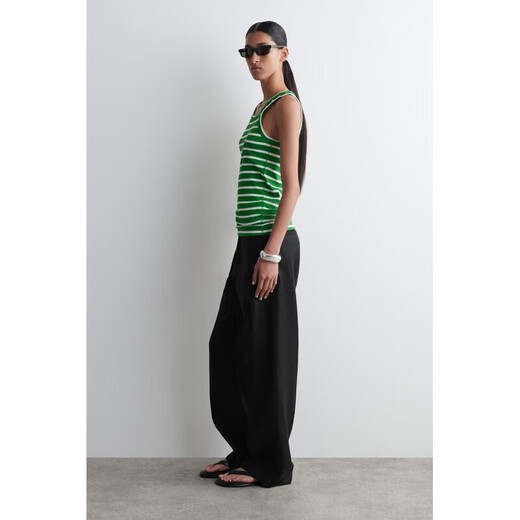 COS [BC Direktpost] Green Cotton Weste für Frauen von Frauen 888940074 Chinesisches Valentinstagsgeschenk xs