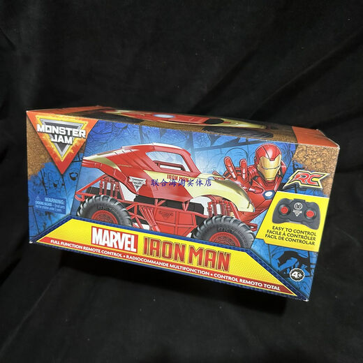 Monster Jam遥控怪物大脚车怪兽卡车124儿童玩具小汽车115 小号钢铁侠124电池款 官方标配