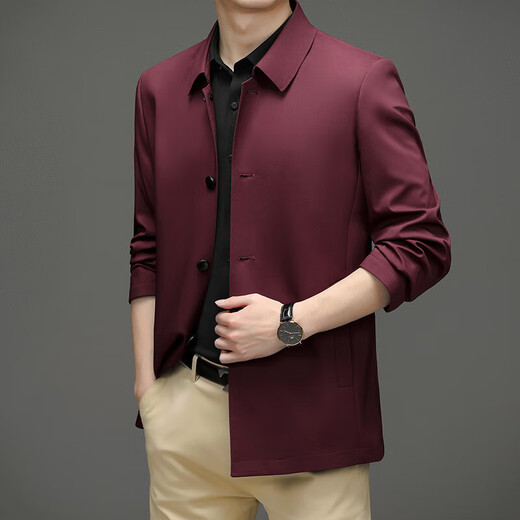 Dvhnmk Brand Men's Men's Men's Spring и осень нового стиля Business Casual High-end Late Jacke