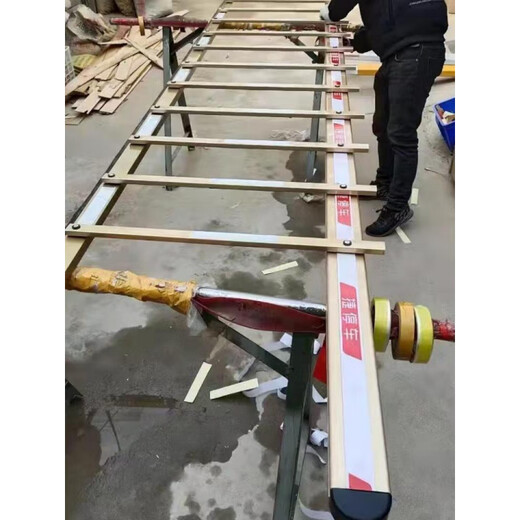 Parking fence Shundao anti-collision pole golden car barrier gate Xingji parking lot lift pole community security golden double-layer fence 6 meters for parking