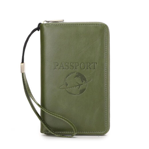 NEU 2024 Neues RFID Long Passport Bag Multifunktionales Zipper-Pass-Clip-Ticket-Ticket-Zertifikat Tasche Cuilu