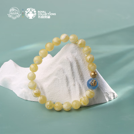 Potala Palace beeswax agate bracelet single circle six-character mantra transfer beads 925 silver female bracelet for girlfriend and mother beeswax agate bracelet