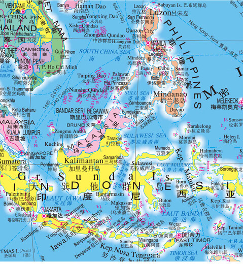 [Comparaison chinoise et anglaise] 2025 Carte du monde (anglais et chinois) HD à environ 1,1 mètre * 0,8 mètres de district politique à grande échelle autocollants adaptés aux institutions publiques de langue étrangère Carte du papier mondial pliage [1068 mmx745mm] Map édition pliante (
