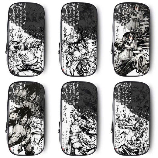 
Morning up Naruto peripheral stationery pencil case boy Naruto Sasuke Kakashi box elementary school junior high school student cool pencil case boy student pencil case ZQ16867.