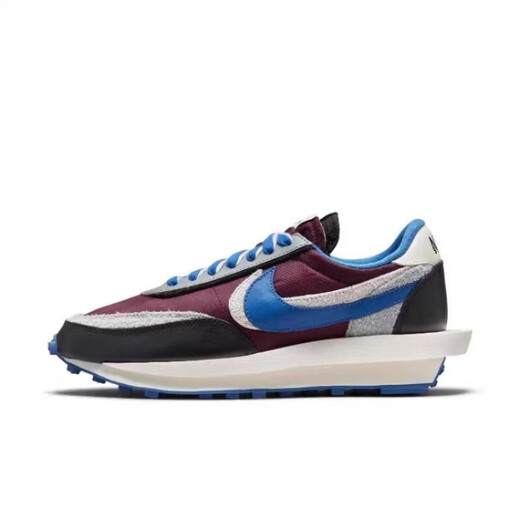 Nike (Nike) Nike Men's Shoes Ldwaffle Sacai Takahashi Shield conjointement Waffle déconstruit Chaussures de course Chaussures Sports Chaussures DJ4877-300 Black Grey Red 36