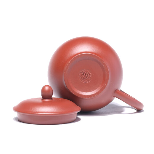 Centennial Liyong Yixing purple sand cover cup purely handmade original mineral red mud dragon egg cup office household tea set tea cup 280ml