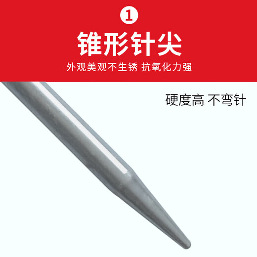 Cast-solid grounding pin galvanized round steel grounding pile household grounding wire grounding rod engineering grounding pole lightning rod one-word single hole 12mm*500mm cold-dip galvanized