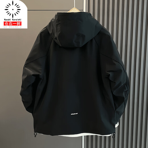 Kuraishi Kazuki Autumn and Winter Hooded Jacket Work Jacket Men's 2025 New Fashion Versatile Sports Outdoor Top Khaki XL
