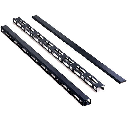 42U cabinet metal vertical cable management slot open rack 600 wide 800 wide vertical large wide cable management cable tie rack black 800 wide 42U (1850*94*70MM) 1x1x1cm