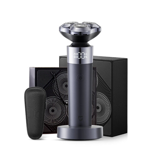 米家电动剃须刀S302专属礼盒小米旋转式刮胡刀 双环弧面刀网免拆快洗刀头浮动贴面剃须 送男友生日礼物