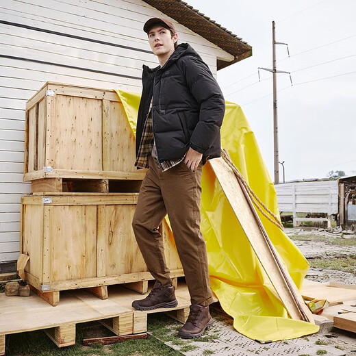 CAT Carter's 25 new fall men's comfortable urban textured retro work trousers, dark khaki XL