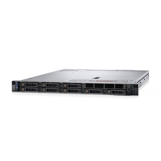 戴尔（DELL）R450 1U机架式服务器主机 数据库存储虚拟化服务器Linux工作站电脑主机定制 1颗5320 26核2.2/单电源 128G/2*960G+5*12T企业丨H755