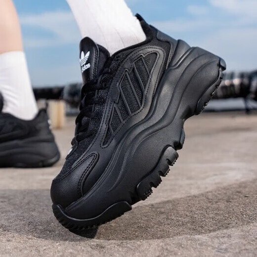 Adidas (adidas) clover women's shoes 25 winter new classic retro dad shoes lightweight breathable thick sole high-profile sports casual shoes JI1349/T-toe shoes/Moral training shoes/SAMBAE 37 (inner length 225mm)