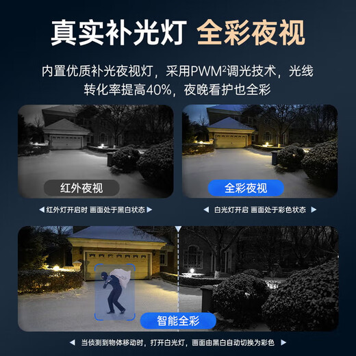 Caregivers 4G surveillance camera indoor and outdoor zoom high-definition surveillance wireless wifi doorway outdoor home 360-degree panoramic view without dead angle mobile phone remote solar monitoring [top-equipped real four lens] 720 panoramic detection 丨4G model 0 fee Get 128G card 丨0 fee 90 days of cycle recording 丨Power outage monitoring