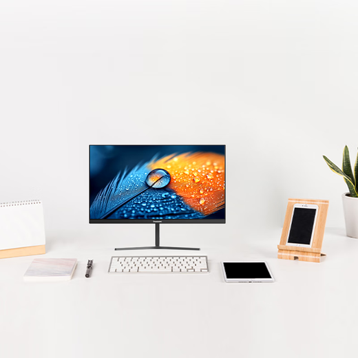 Changhong 21,45-Zoll-FHD-Full-HD-100-Hz-HDMI+VGA-Gaming-Monitor 22G650F-S mit integrierten Lautsprechern, geringem Blaulicht, Augenschutz, Energiesparzertifizierung