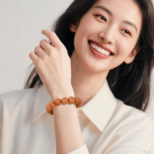 Moon Seal Baichuan Hericium Bracelet Small Walnut Wenwan Buddhist Beads Single Circle Bracelet for Men and Women