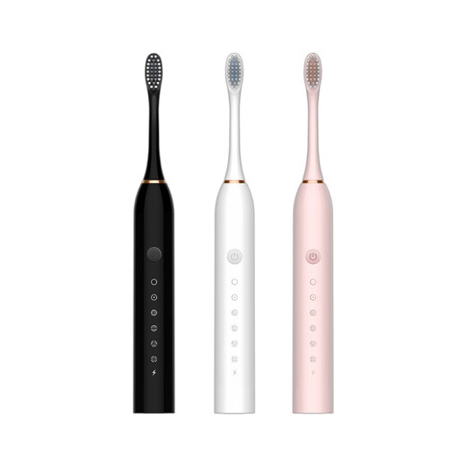 Xiaomi baby series household electric toothbrush for adults, six-speed couple set, rechargeable soft-bristle toothbrush with long battery life for travel, upgraded white powder couple version + 8 brush heads, carefully selected quality