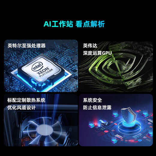 
SiTeng Heli Fourth and Five Generation Xeon W9-3495X/3595X High-frequency Computing Server Modeling Rendering Graphics Workstation CFD Fluid Simulation Computing HPC High Performance Computer Xeon W5-3525 16 cores 3.2G 512G丨2T Solid State +8T丨2*RTX5880Ad