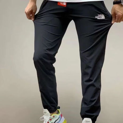 
Dynamic North North Summer Elastic Light and Light Quick-Drying Sports Pants Korean Style Men and Women Slim Casual Ice Silk Pants Fashion Casual Pants 695-31948 Quick-Drying Pants Black L All Size