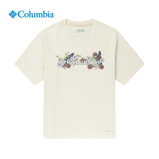哥伦比亚（Columbia）2025春夏哥伦比亚户外女快干透气吸湿休闲运动圆领短袖T恤AP3242 687 L_165_88A