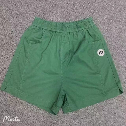 QXCSDFR hochwertige Wäsche Baumwollshorts für Frauen 2025 Sommer Neue vielseitige elastische Taille Frauenkleidung schlagende A-Linie-Weitbein-Shorts 6623 Pink 20 m suggerieren 90-1jin [Jin gleich 0,5 kg]