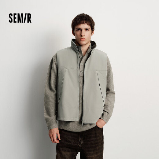 Semir vest men's polar fleece reversible jacket windproof three-proof anti-static 2025 winter top trend 109725103104