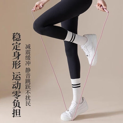 Huaili OEM Yoga Socks Women's Mid-Tube Spring and Summer Fitness Dance Anti-Slip Professional Sports Pilates Matching Purple 1+Pink 1 One-size-fits-all Anti-Slip Silent Pilates Yoga Socks