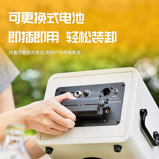 Music Knight H6 musical instrument guitar audio playing and singing electric blowpipe saxophone Bluetooth outdoor live broadcast karaoke speaker H6 red + standard