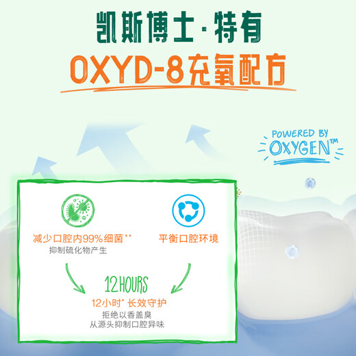 TheraBreath凯斯博士漱口水清新口气大容量1000ml 减少细菌温和0酒精含漱液