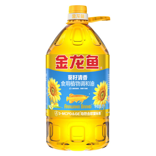 Arowana Edible Oil Sunflower Seed Fragrance Blended Oil 5L (new and old packaging shipped randomly)